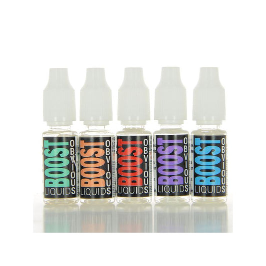 LOT DE 10 BOOSTER OBVIOUS LIQUIDS 10ML 20MG